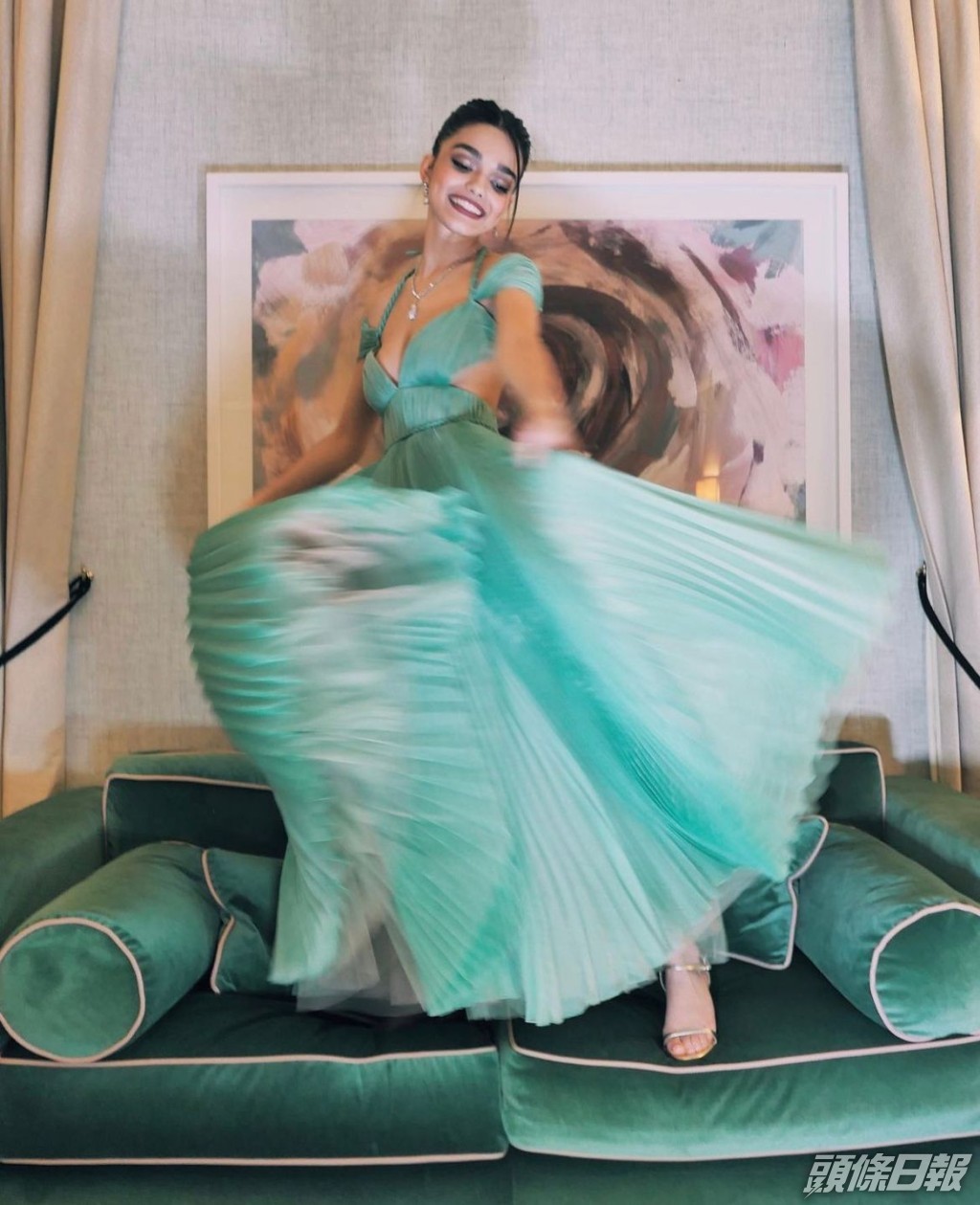 麗素上周參加「影評人之選獎」。